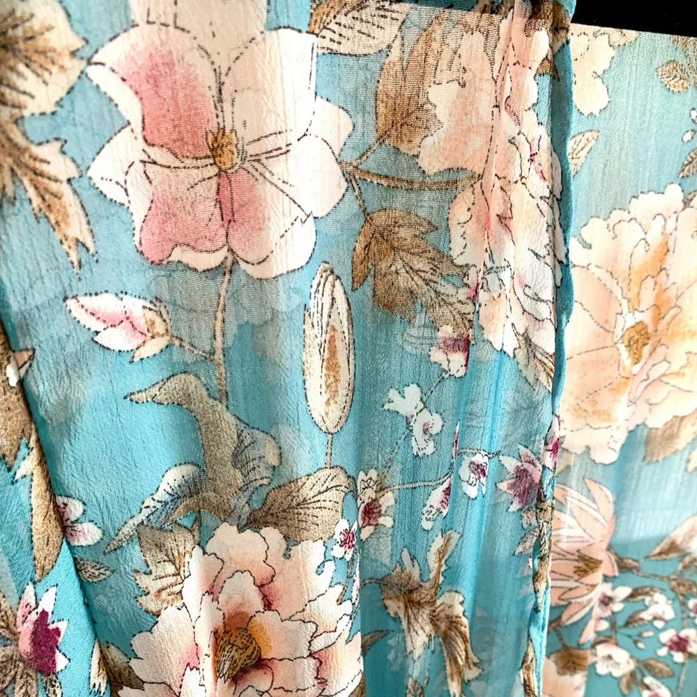 Womens Boho Chic Medium Kimono with buttons. Dressy & casual! Great for weddings - Picture 8 of 8